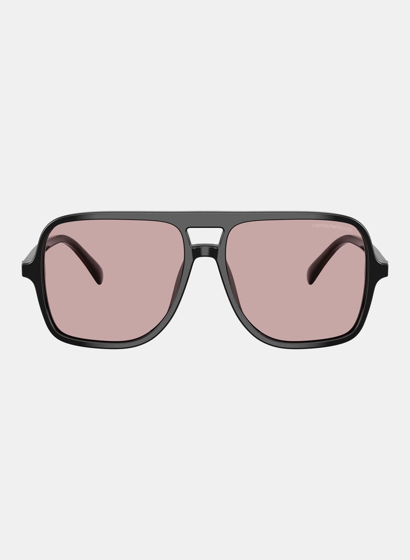 EMPORIO ARMANI Women Full Rim Square Sunglasses 4252U, 57, 5017, 73 - Image 1